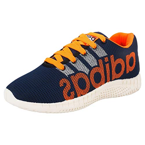 Maddy Blue Orange Sports & Running Shoes For Men In Various Sizes Price in India