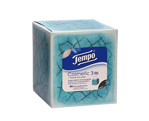 Tempo Facial Tissue Cosmetic Box 3Ply - 60 Pulls Price in India