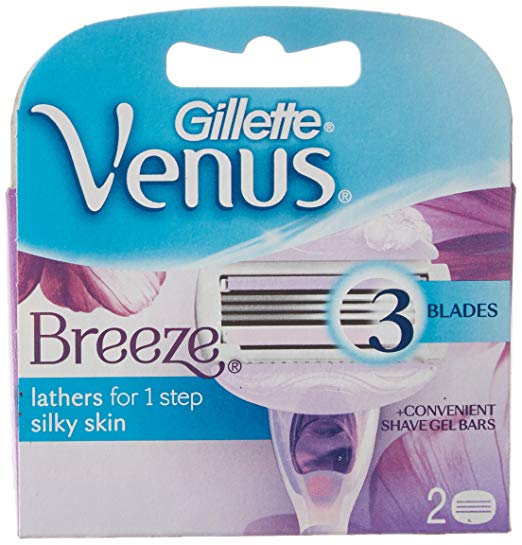 Gillette Venus Breeze Razor Blades - Pack of 2 Price in India