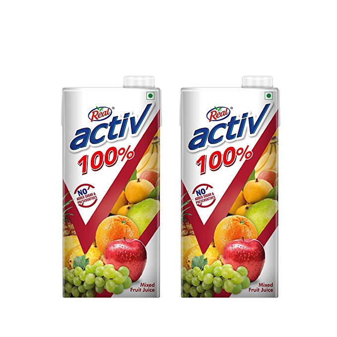 Real Activ, Mixed Fruit, 1L (Pack of 2) Price in India