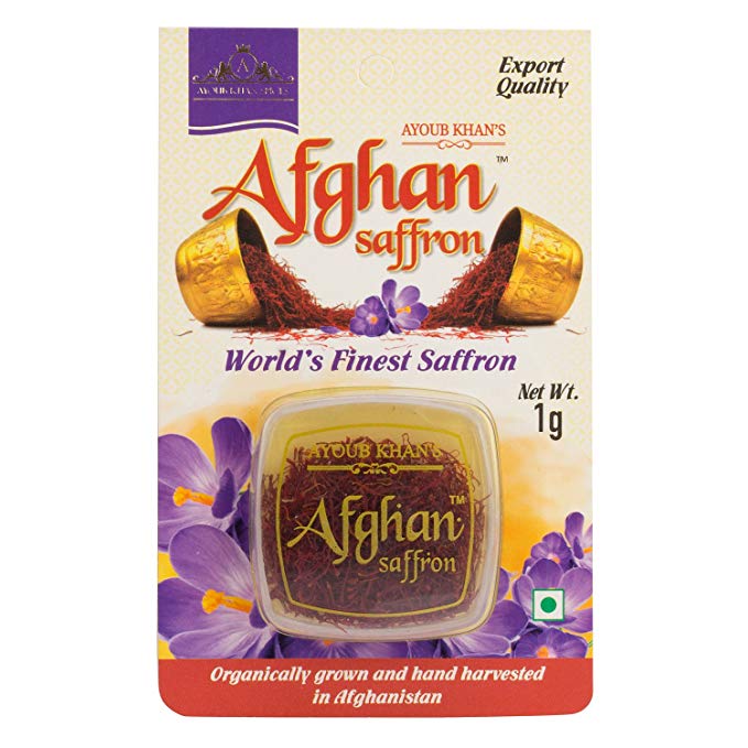 Ayoub Khan's Afghan Organically Grown Saffron/Kesar (1g, AKS02) Price in India