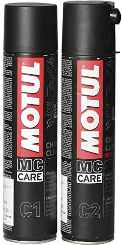 MOTUL COMBO C1 C2 Chain Clean & Chain Lube Road Chain Oil Chain Oil  (800 ml) Price in India