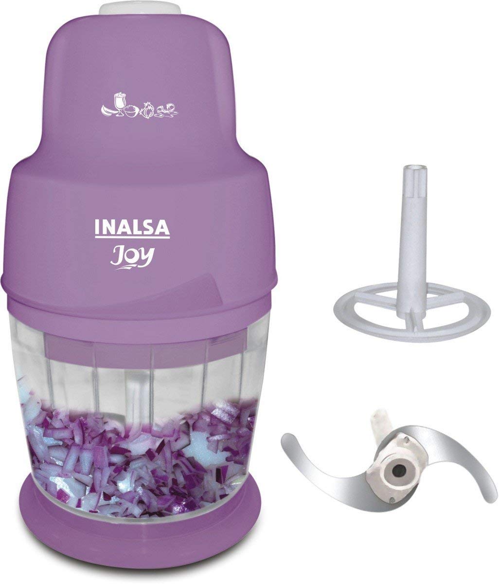 Inalsa Joy 250-Watt Mini Chopper (White and Purple) Price in India