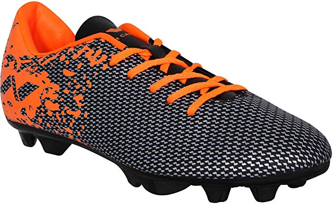 Nivia Premier Carbonite Range Football Studs (Black/Orange) Price in India