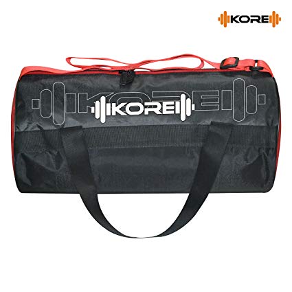 Kore ACE-3.0 Gym Bag with Carry Handels (Red/Black) Price in India