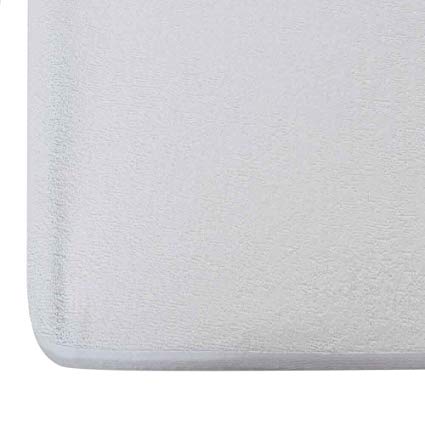 Wake-Fit Water Proof Terry Cotton Single Mattress Protector - 72" x 36", White Price in India
