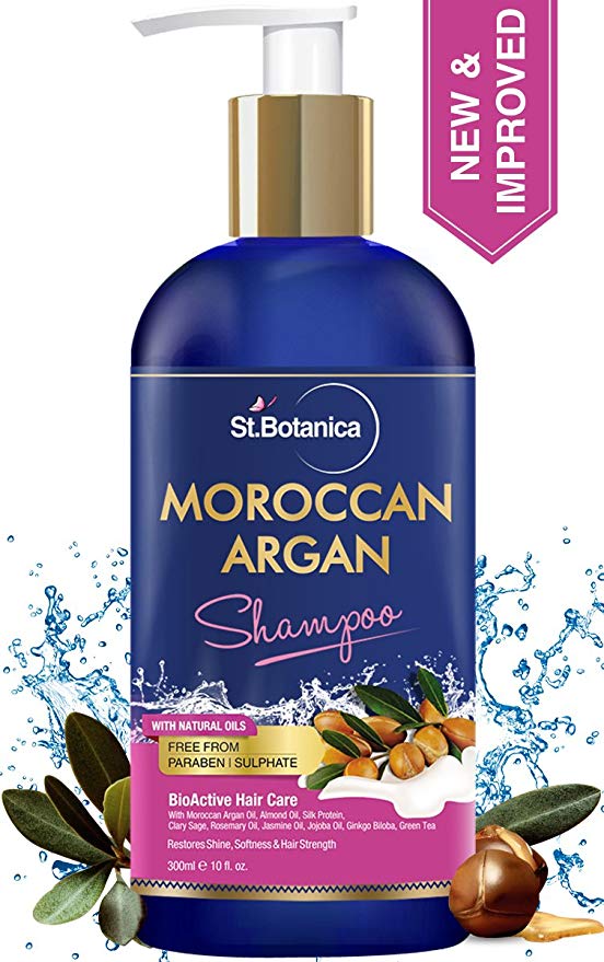 StBotanica Moroccan Argan Hair Shampoo With Organic Argan Oil, 300ml (No Sulphate, Paraben) Price in India