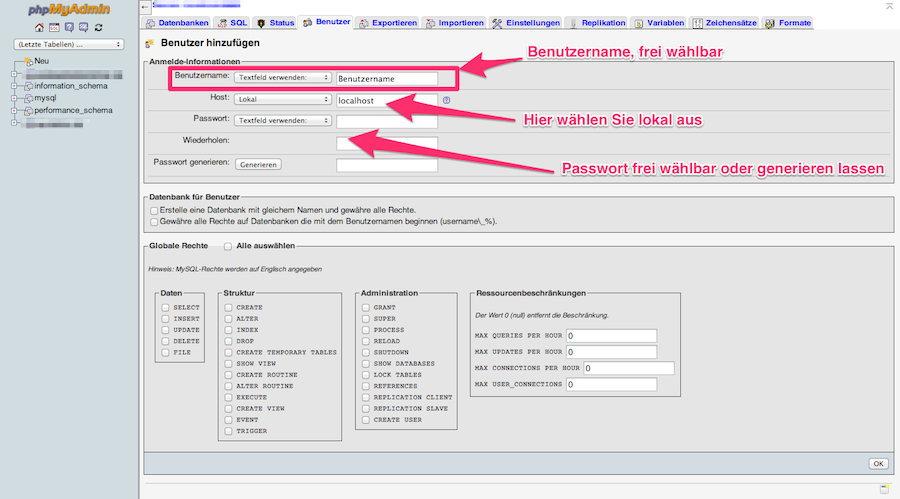 phpMyAdmin-mamp-Benutzer02