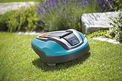 Gardena R40Li im Einsatz Der Gardena R40Li im Einsatz