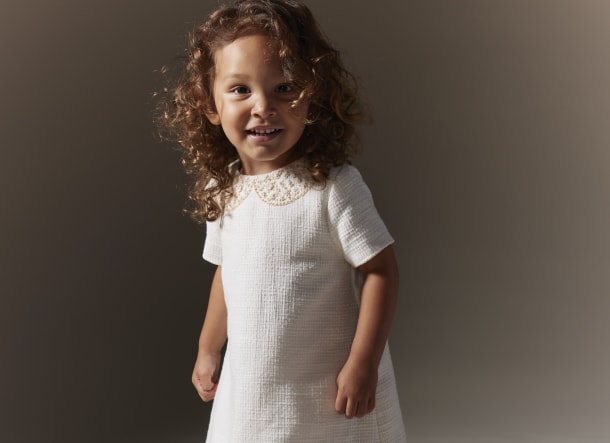 Shop Louis Vuitton Unisex Street Style Baby Girl Dresses & Rompers