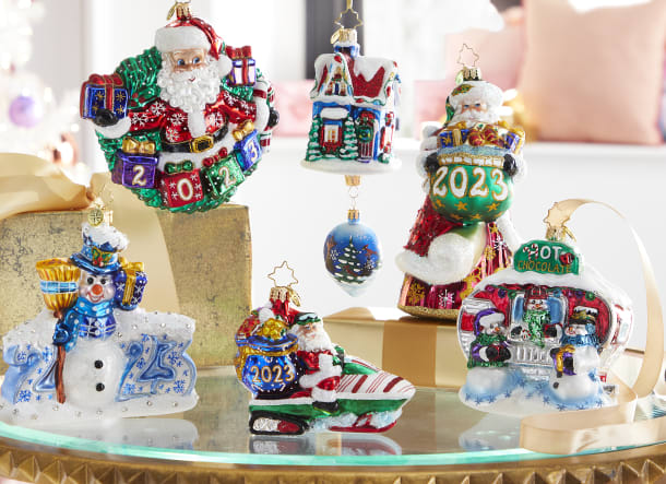 Luxury Christmas Tree Ornaments & Decorations