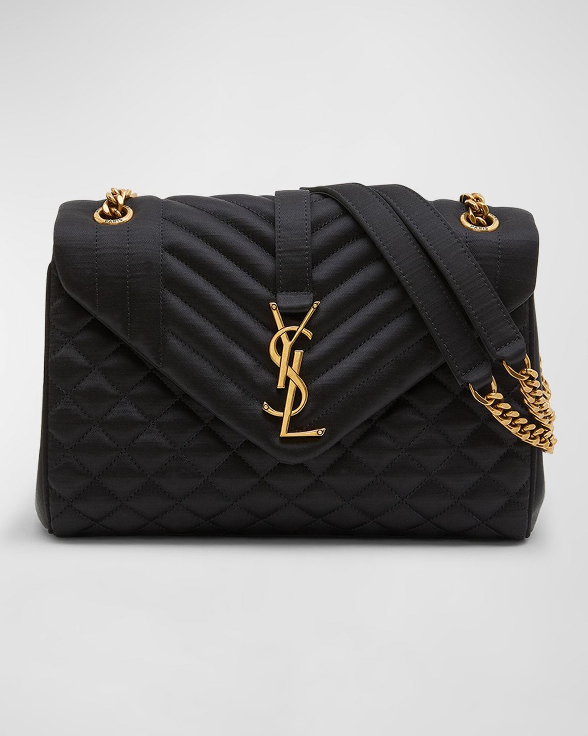 OVERVIEW* YSL Medium Envelope Triquilt! Compare to Coach, MK, Tory