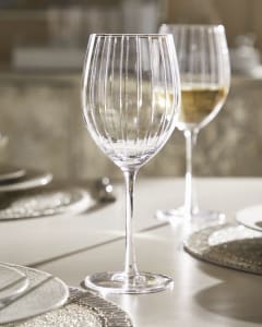 G Francis Unique Wine Glasses Set of 4 - 16oz Square Bottom Modern Stemware, Size: One size, Clear