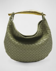 Green 'Loop Medium' shoulder bag Bottega Veneta - Vitkac TW
