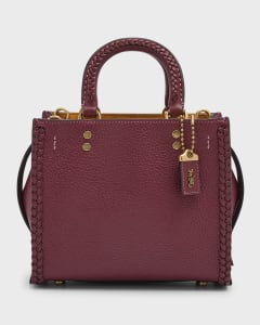 Coach Tilly top handle satchel with cherry bag charm