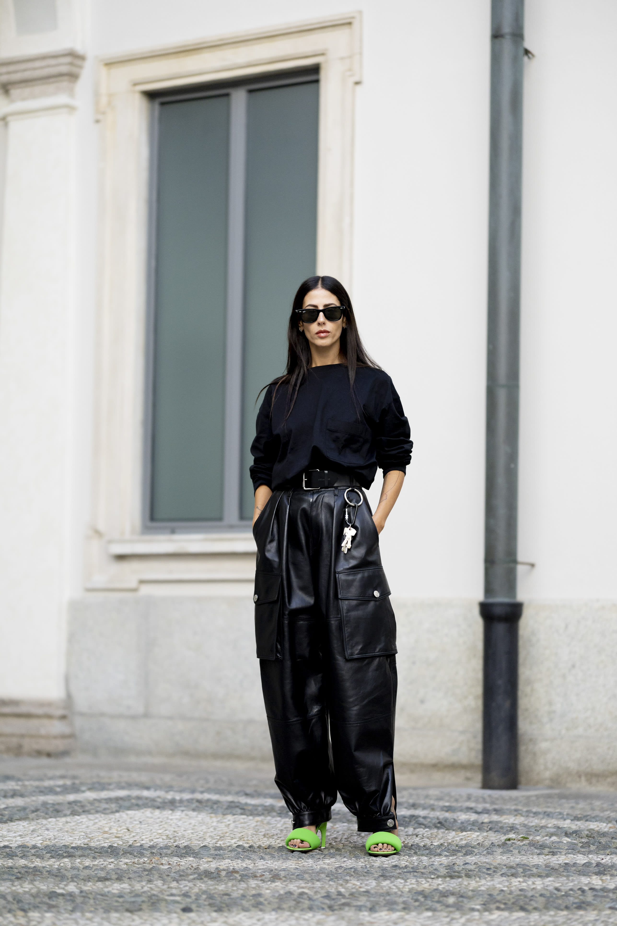 How street style stars in Paris have turned cargo pants into a