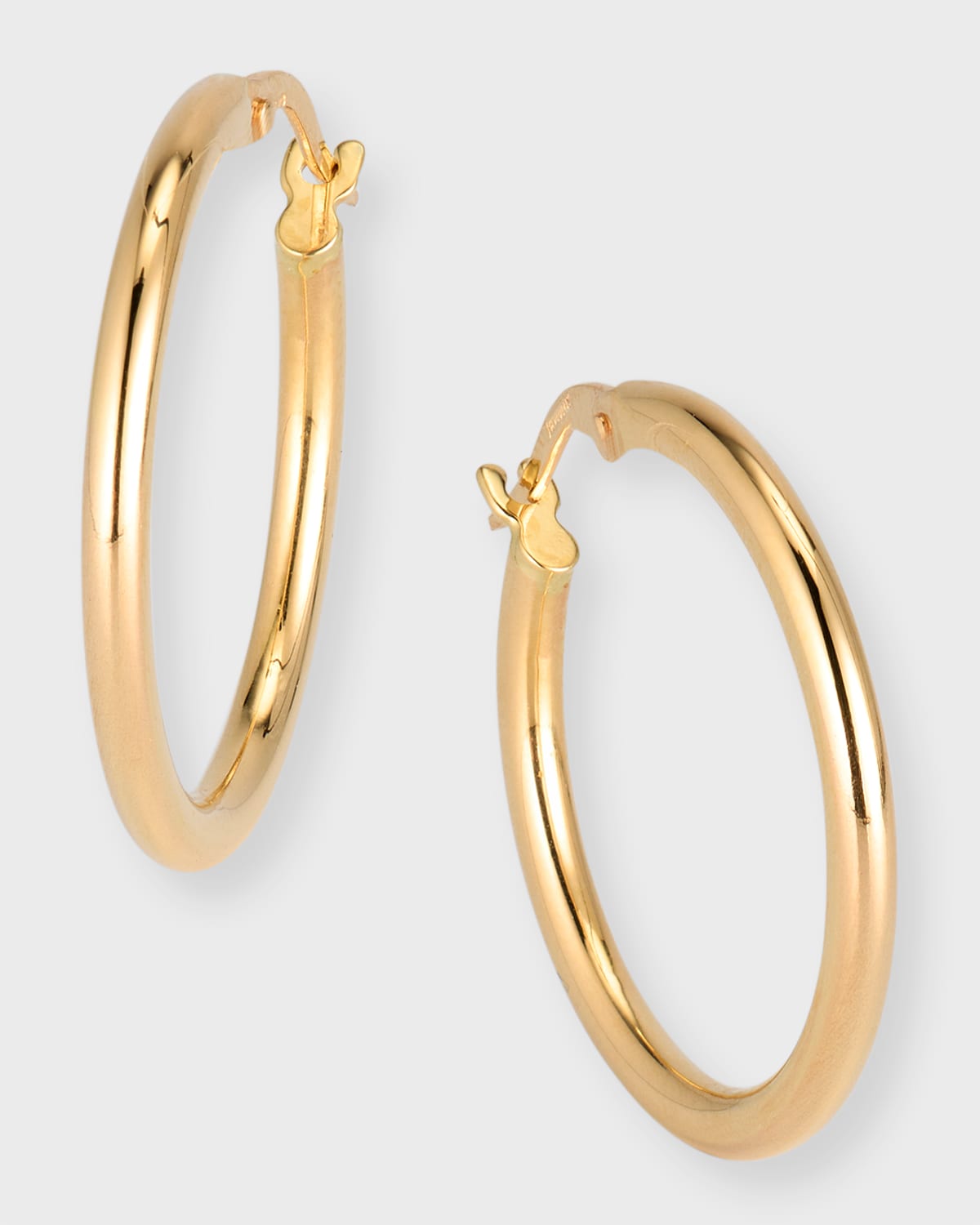 Louis Vuitton Hoop Earrings in Yellow Gold and Quartz