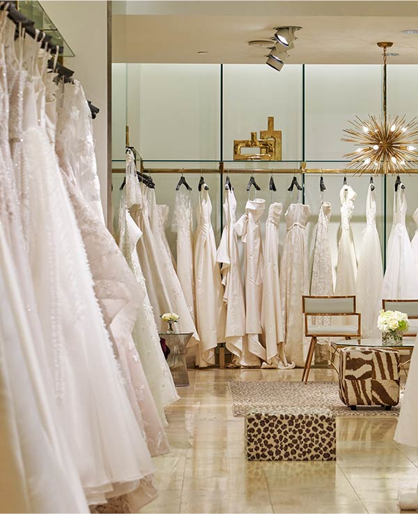 downtown bridal shops