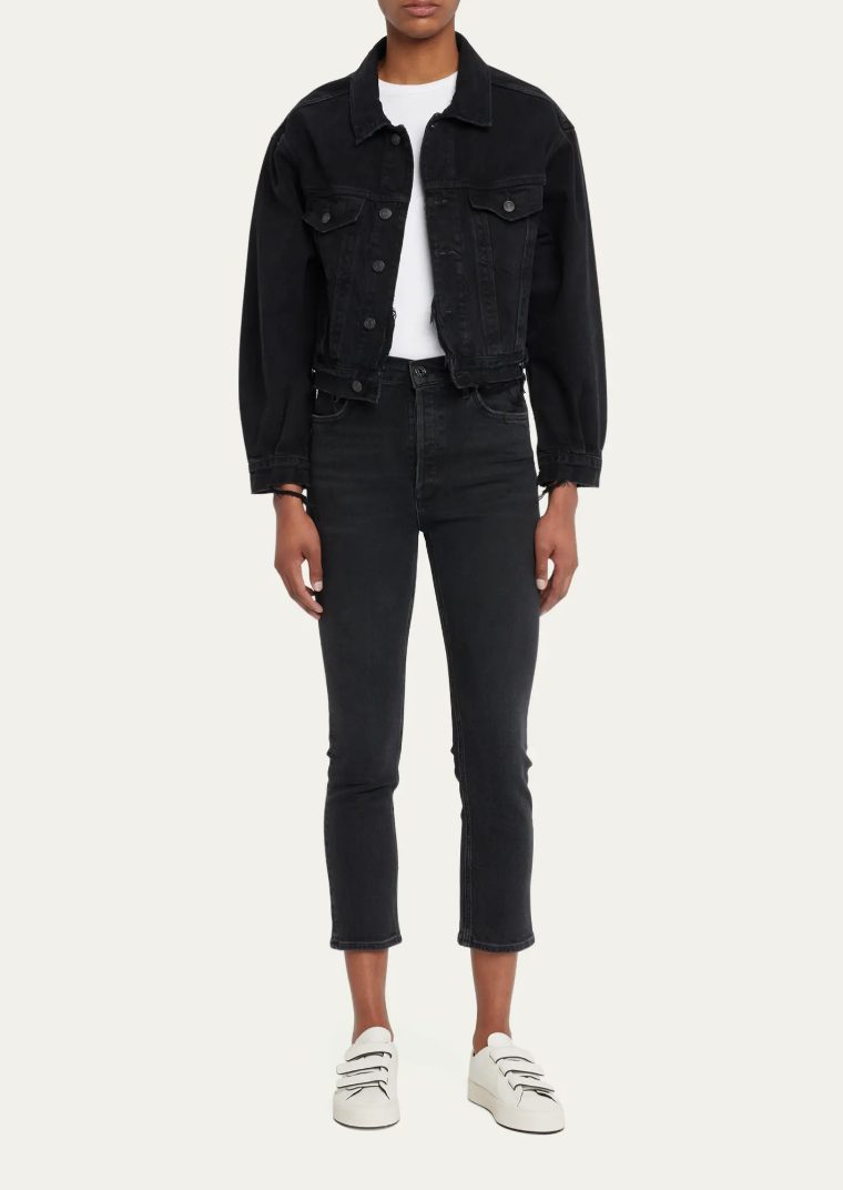 Black Jean Jacket Outfits For Every Occasion | Bergdorf Goodman