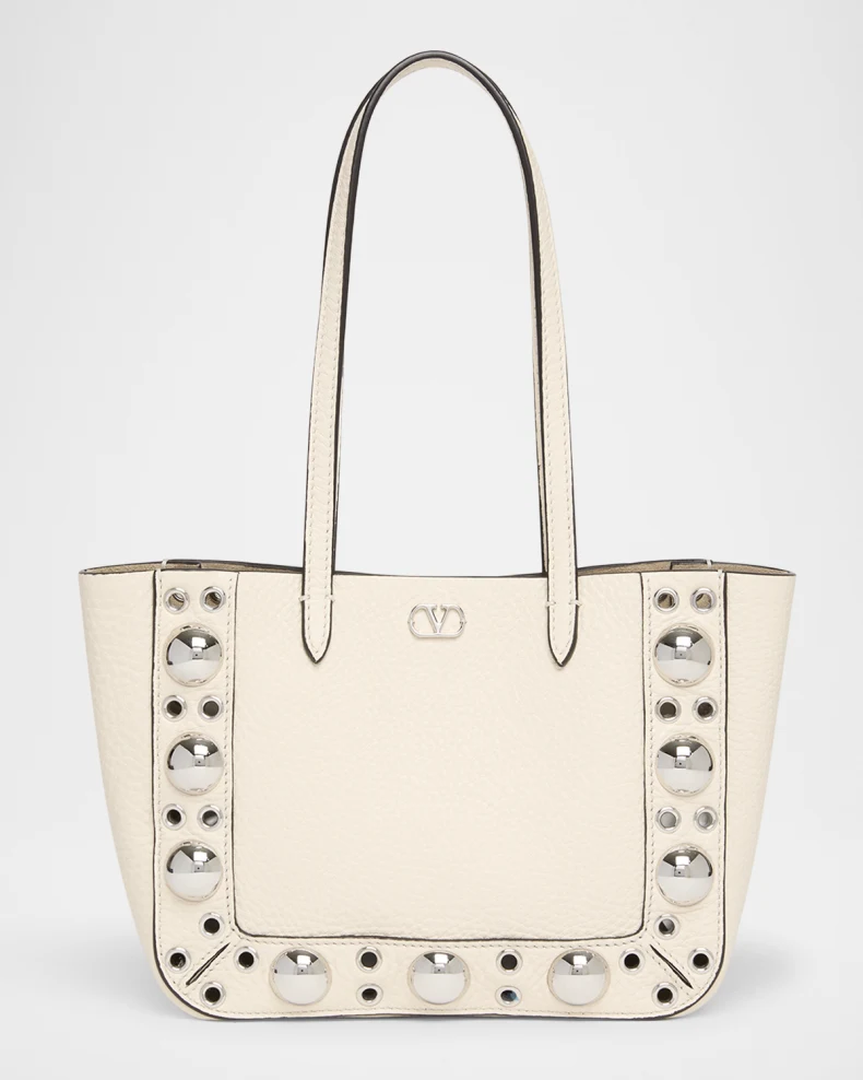 トートバッグ MCM Woman Tote bags White MWPESAC05 WG Large Himmel Shopper in Embossed Logo Leather Grey | MCM ®US