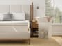 Nolah Mattress topper front angle with box