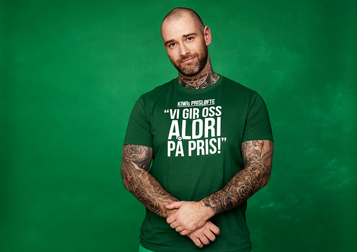 Butikksjef Remi Velta på KIWI Briskeby i Oslo.