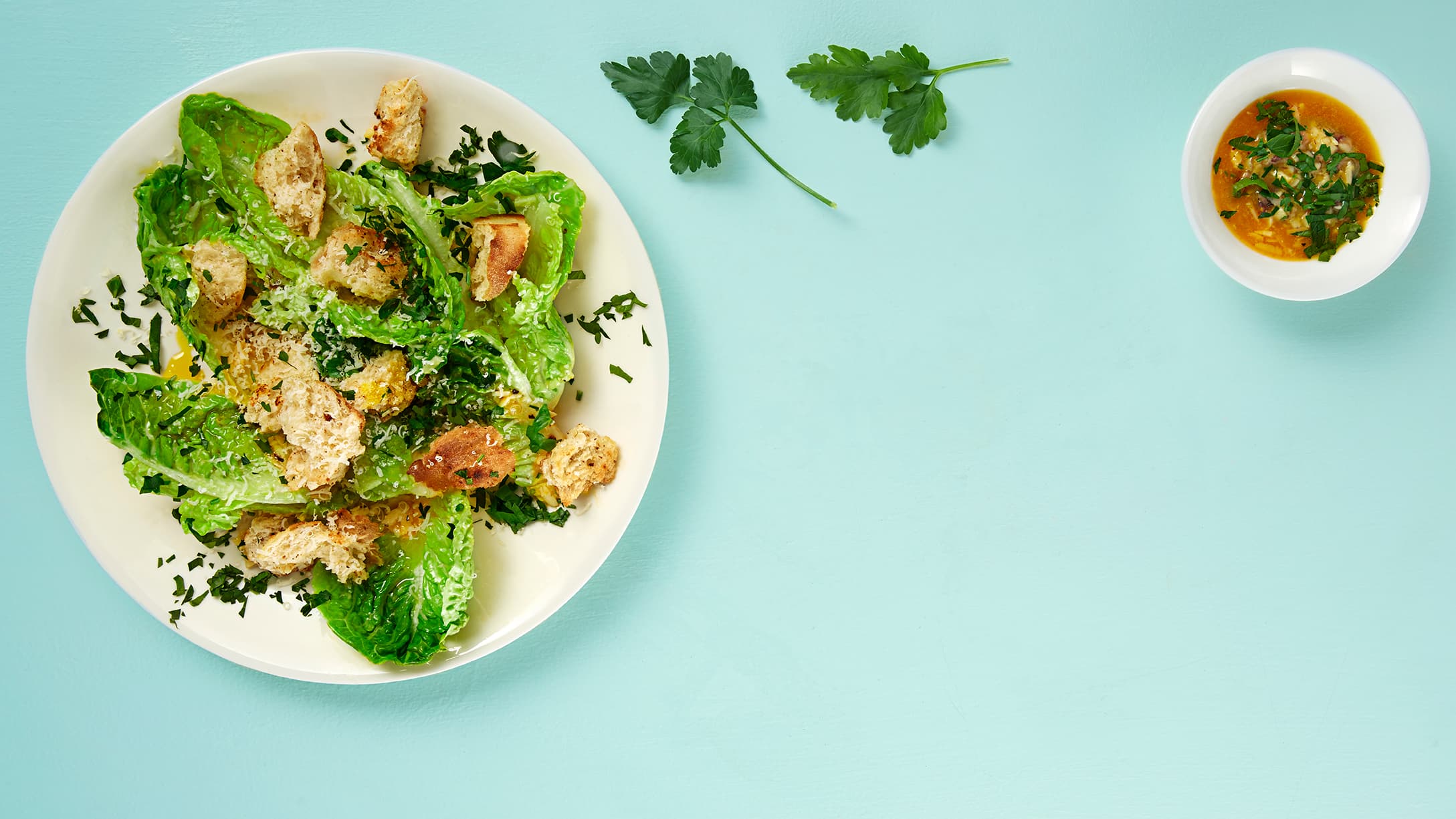 Cæsar-salat er godt, men hva gjør vi med dressing?