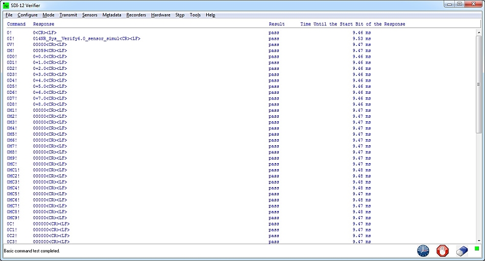 basic command test