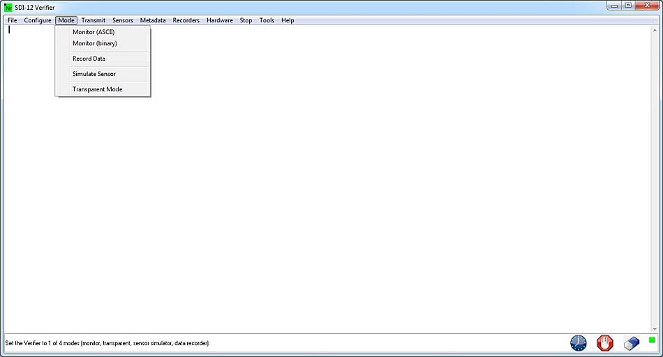 sensor simulation setup