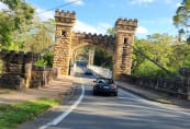 Crossing Hampden Bridge
photo by Senia Gaunson