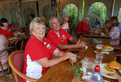 Dinner at the Friendly Inn, Kangaroo Valley on 2 Jan 2022 - photo by Rob Wilko