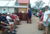 Hanging around after lunch at Central Tilba