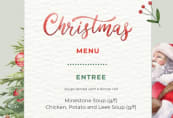 Christmas in July Menu