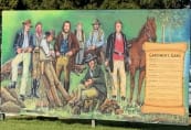 The Eugowra bushranger mural survived