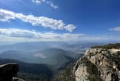 View from Mt Buffalo toward Bright