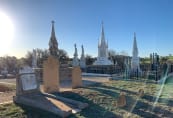 The cemetery at Galong