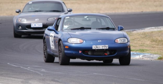 Mel Keller at Winton - photo by Neil Choi