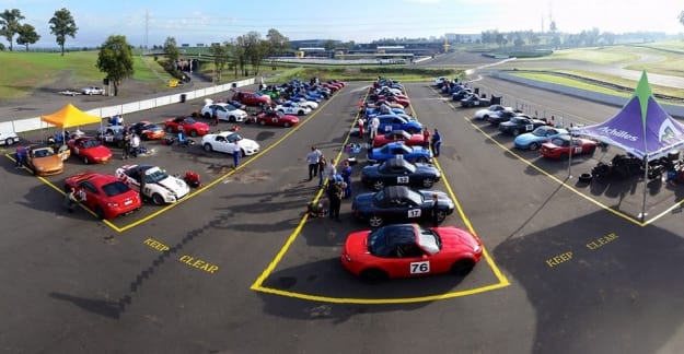 Sydney Motorsport Park South Circuit at track day on 12 April 2015