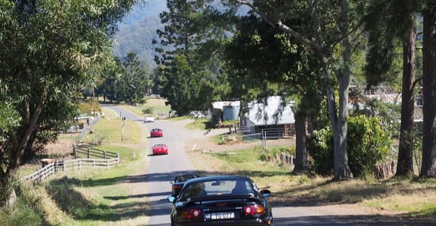 Coffs hinterland MX5 roads