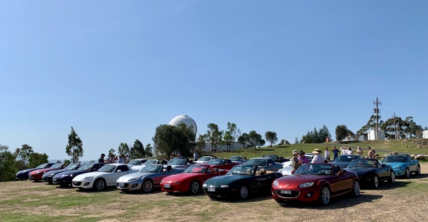 The group at Mt Stromlo