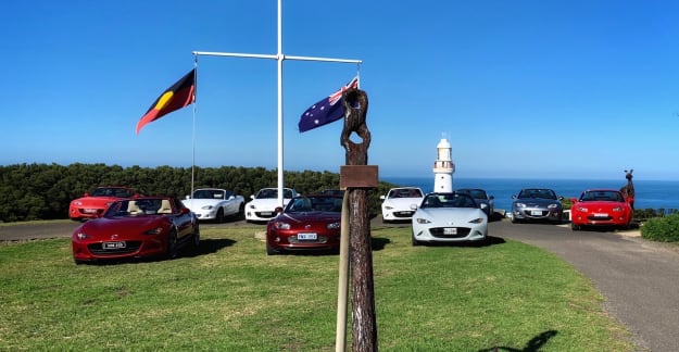 Lined up by the Cape Otway Lighthouse