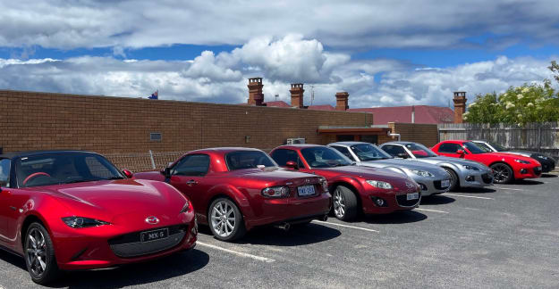 A row of cars