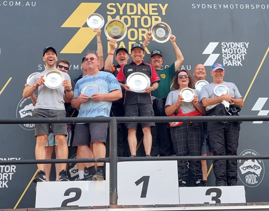 2022 NSW 6 Hour Relay Podium