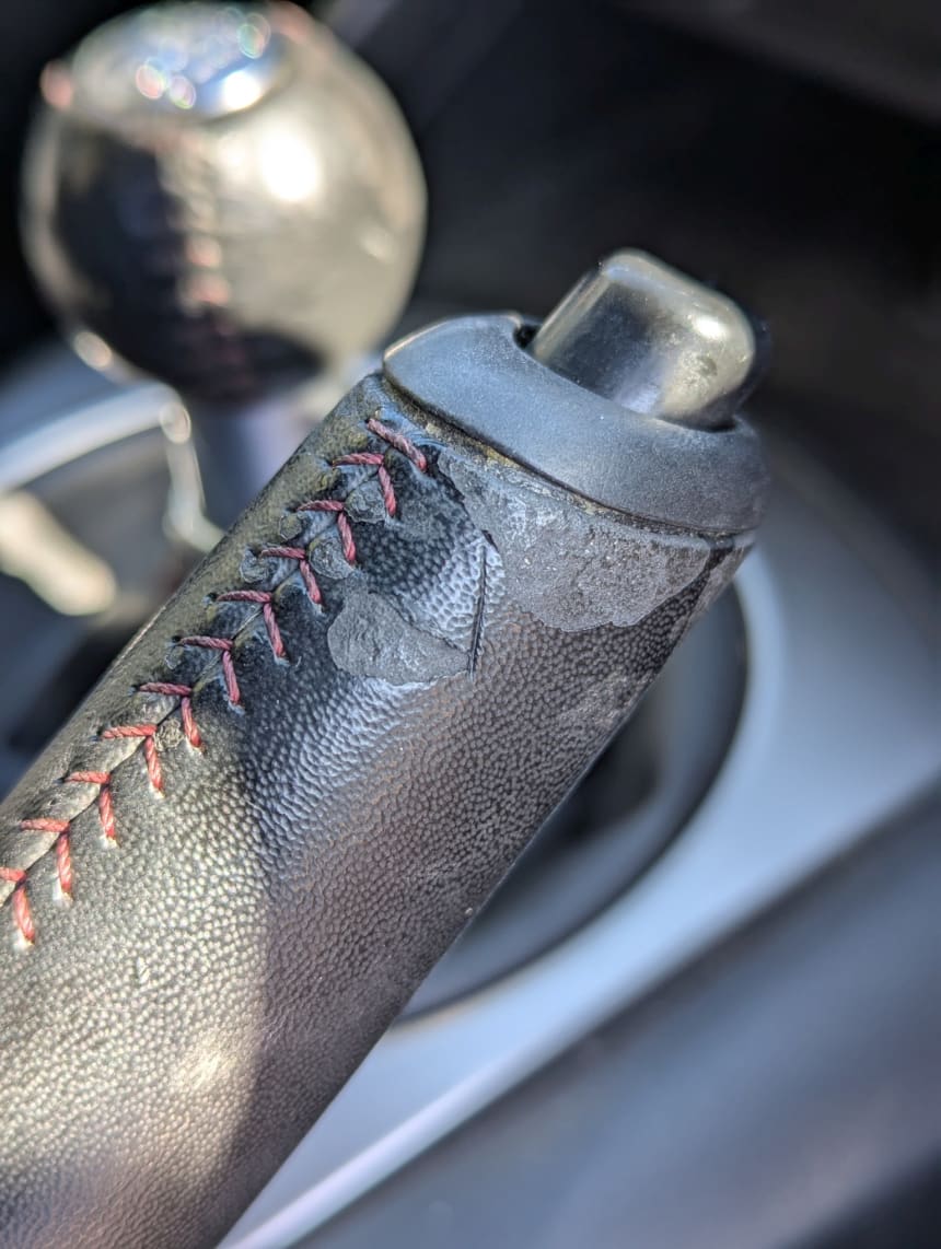 ND handbrake lever wear