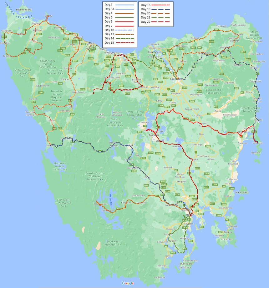 Tasmania Drives