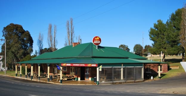 The world famous Wombat Pub