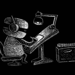 Music to Draw to with Kid Koala on the decks