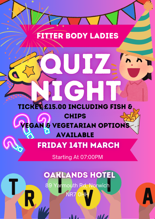 Fitter Body Ladies Norwich Quiz night