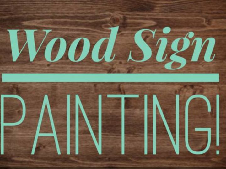 Wood Sign Painting At Blackhawk Winery