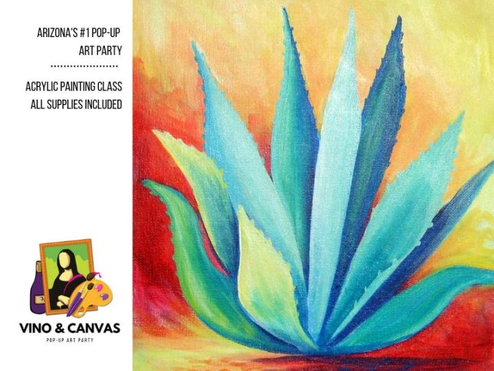 Agave Acrylic Painting Class
